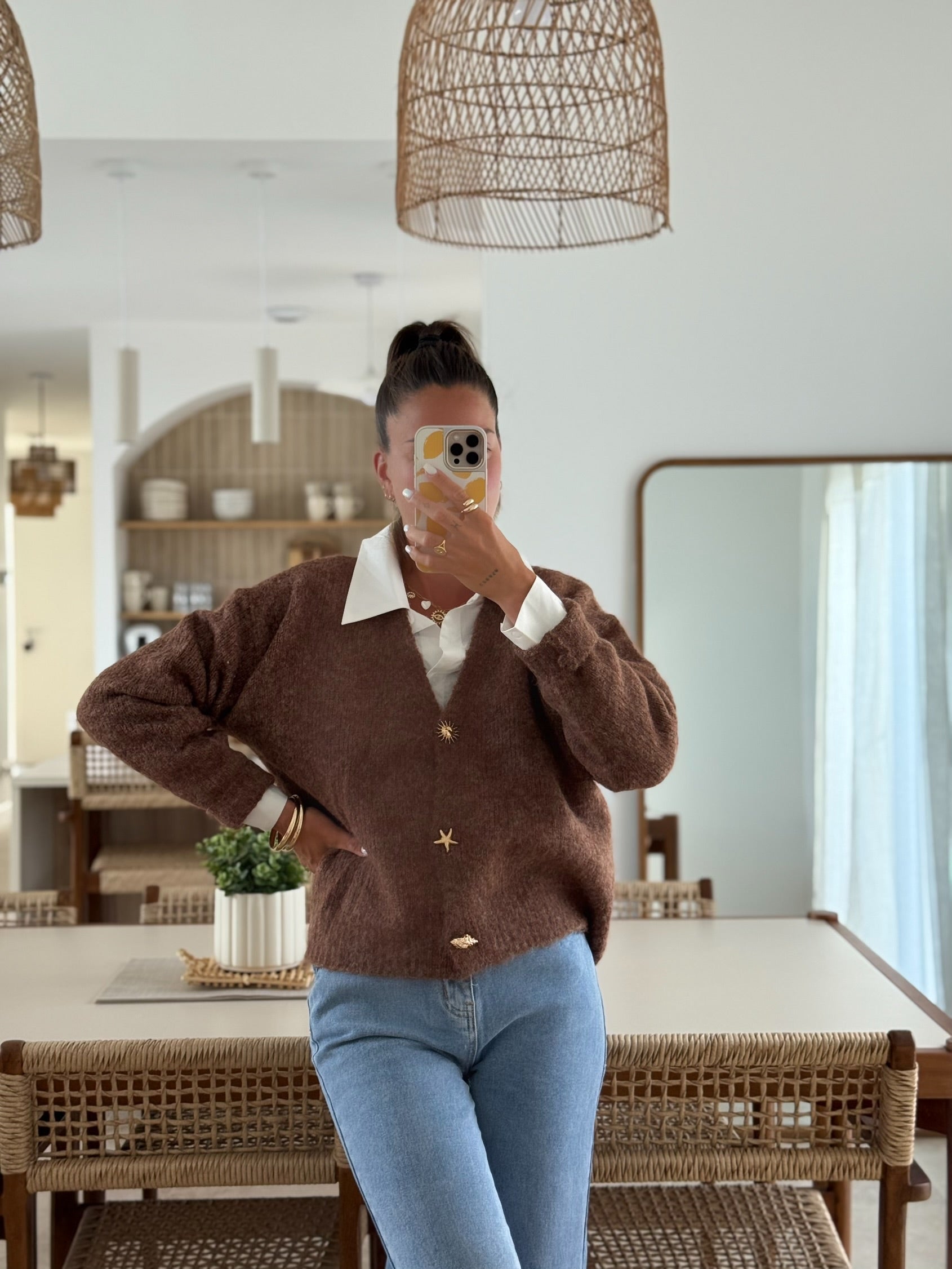 Gilet « Solea » MARRON TU