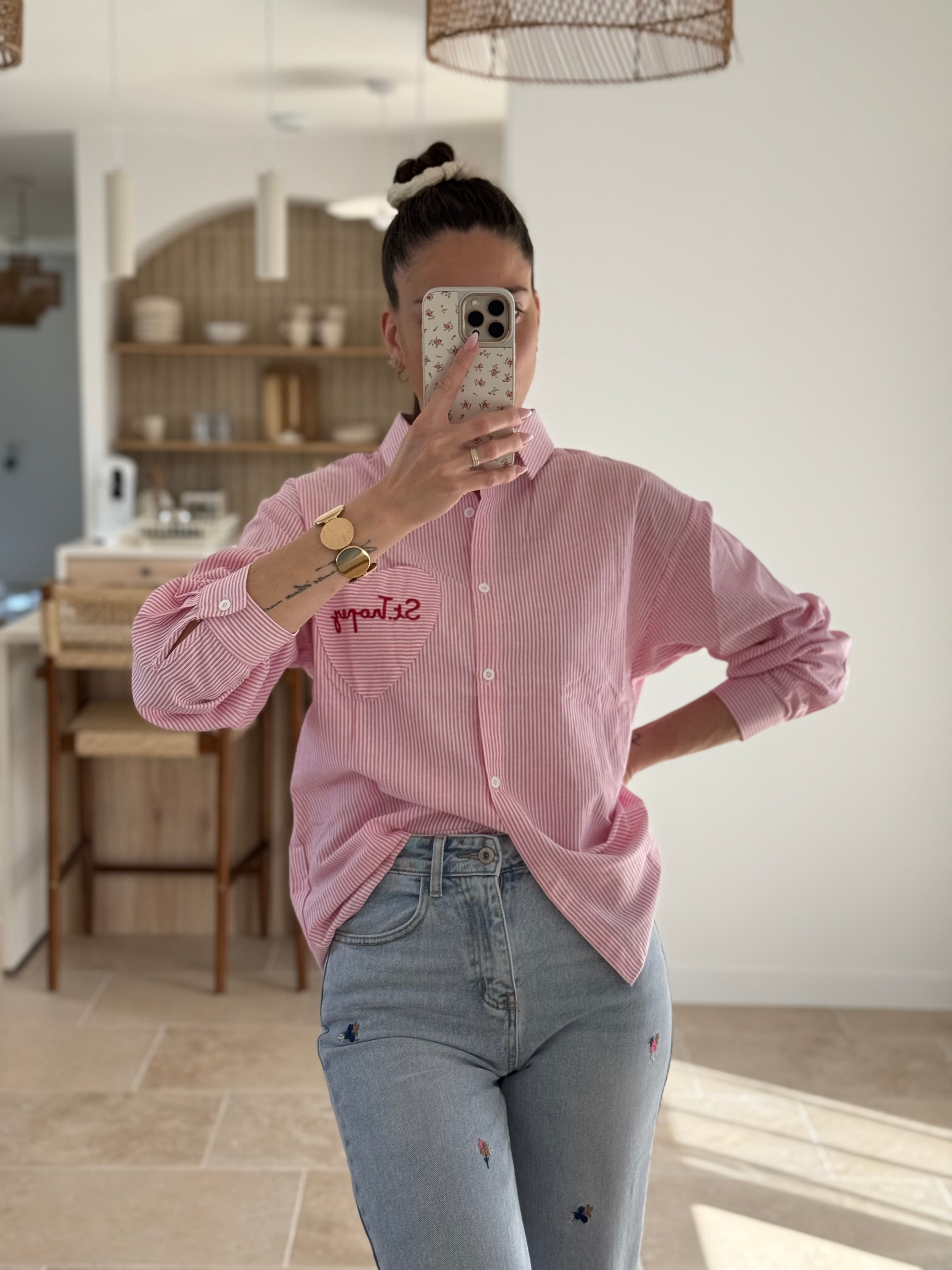 Chemise « Saint-Tropez » (rose)