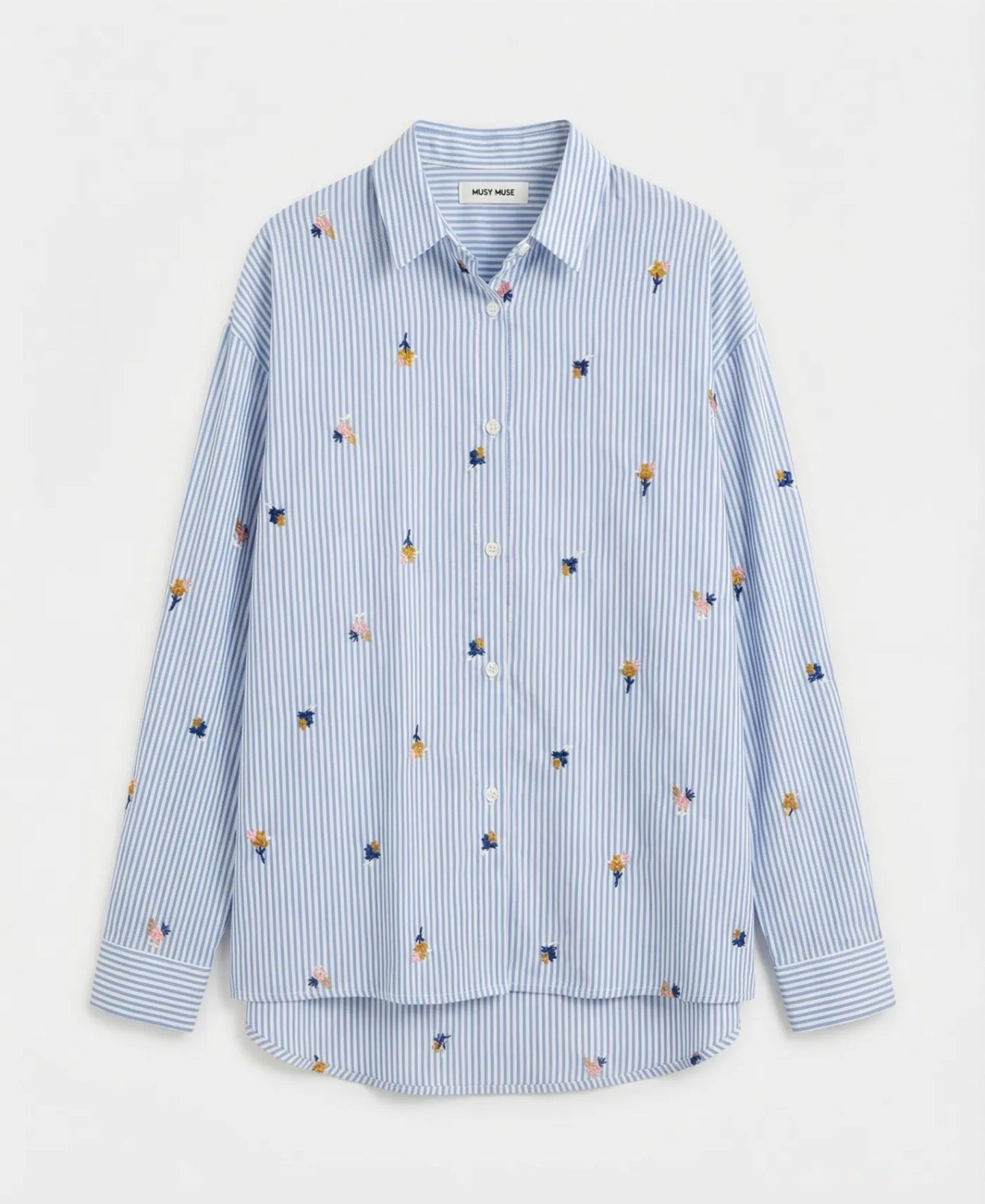 Chemise « Fleur d’azur »