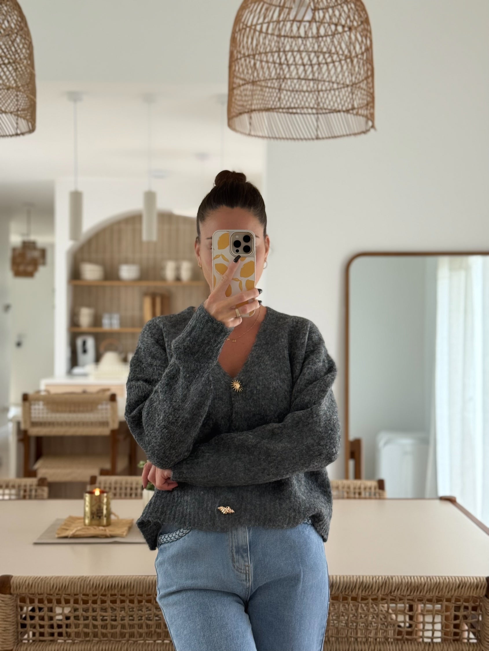 Gilet « Solea » GRIS FONCE TU